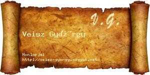 Veisz György névjegykártya